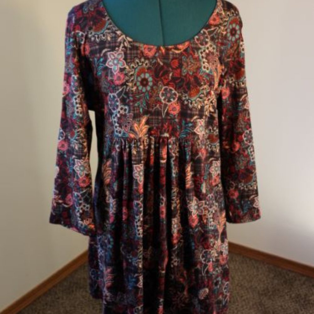 Reborn baby doll floral  dress size 1 x